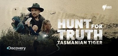 Hunt for Truth: Tasmanian Tiger key art